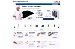 Bosch renueva su web de electrodomésticos